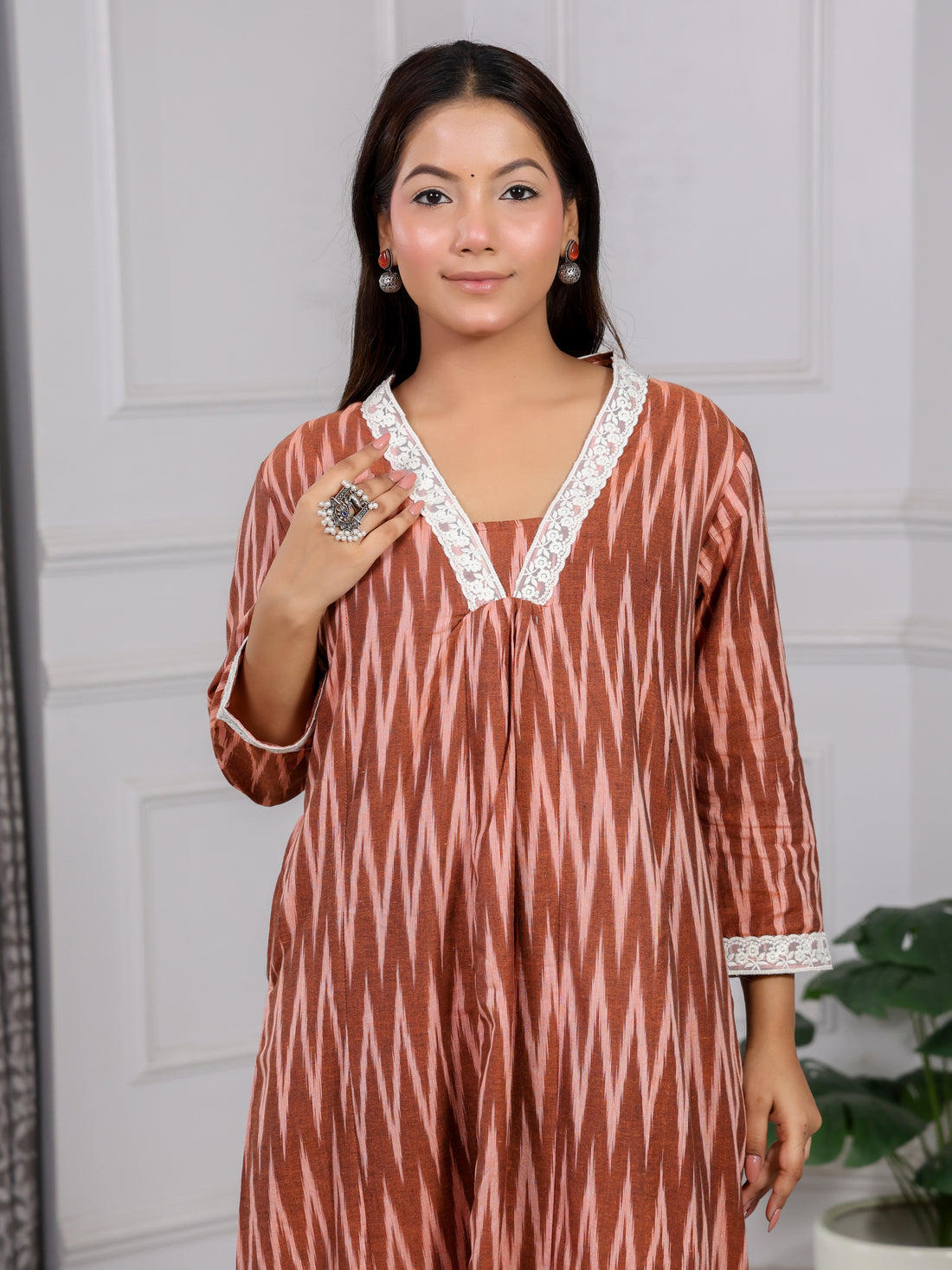 Shakun Brown Brezzy Dress