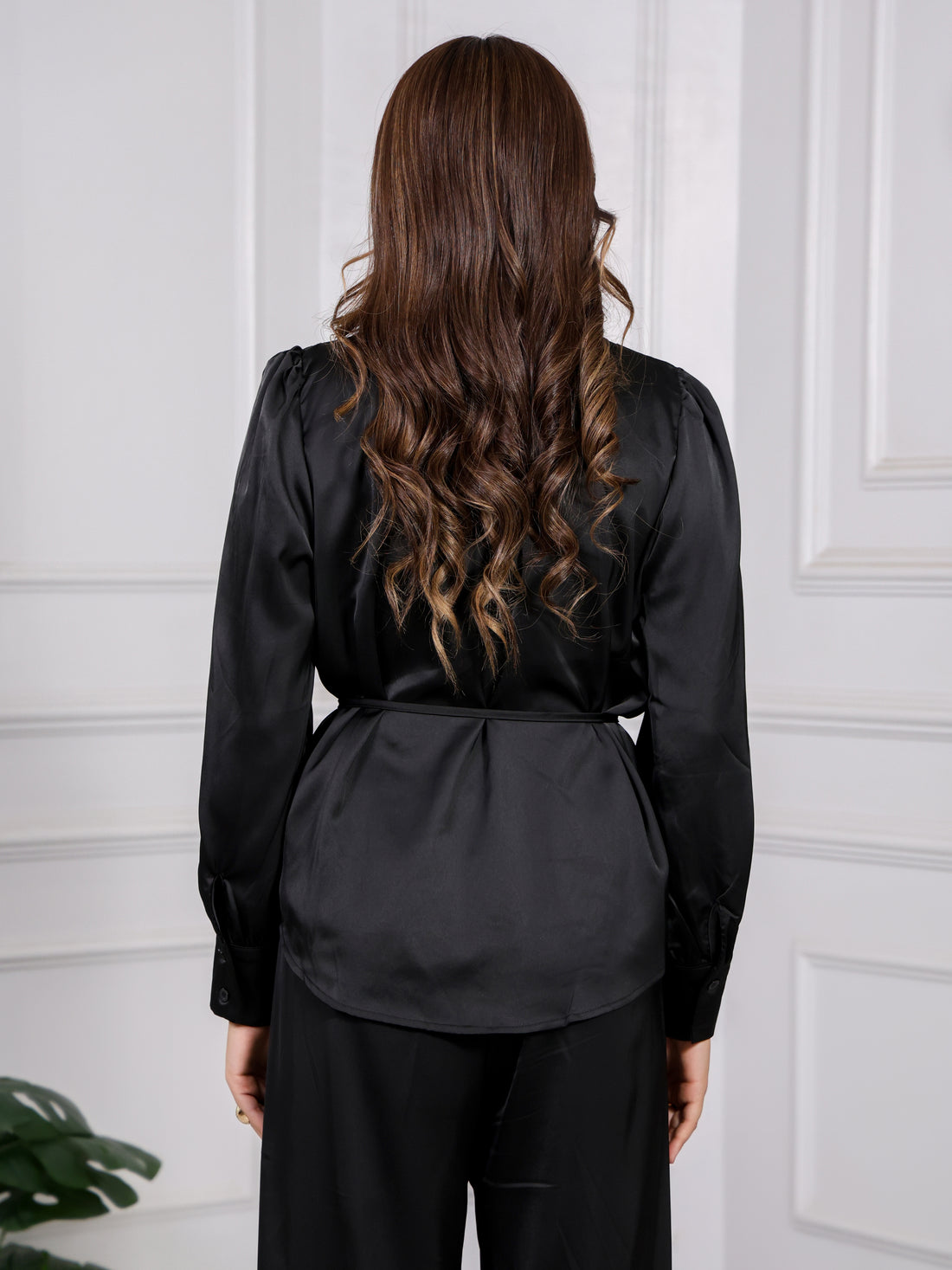 Shakun Black Office Wear Cord set