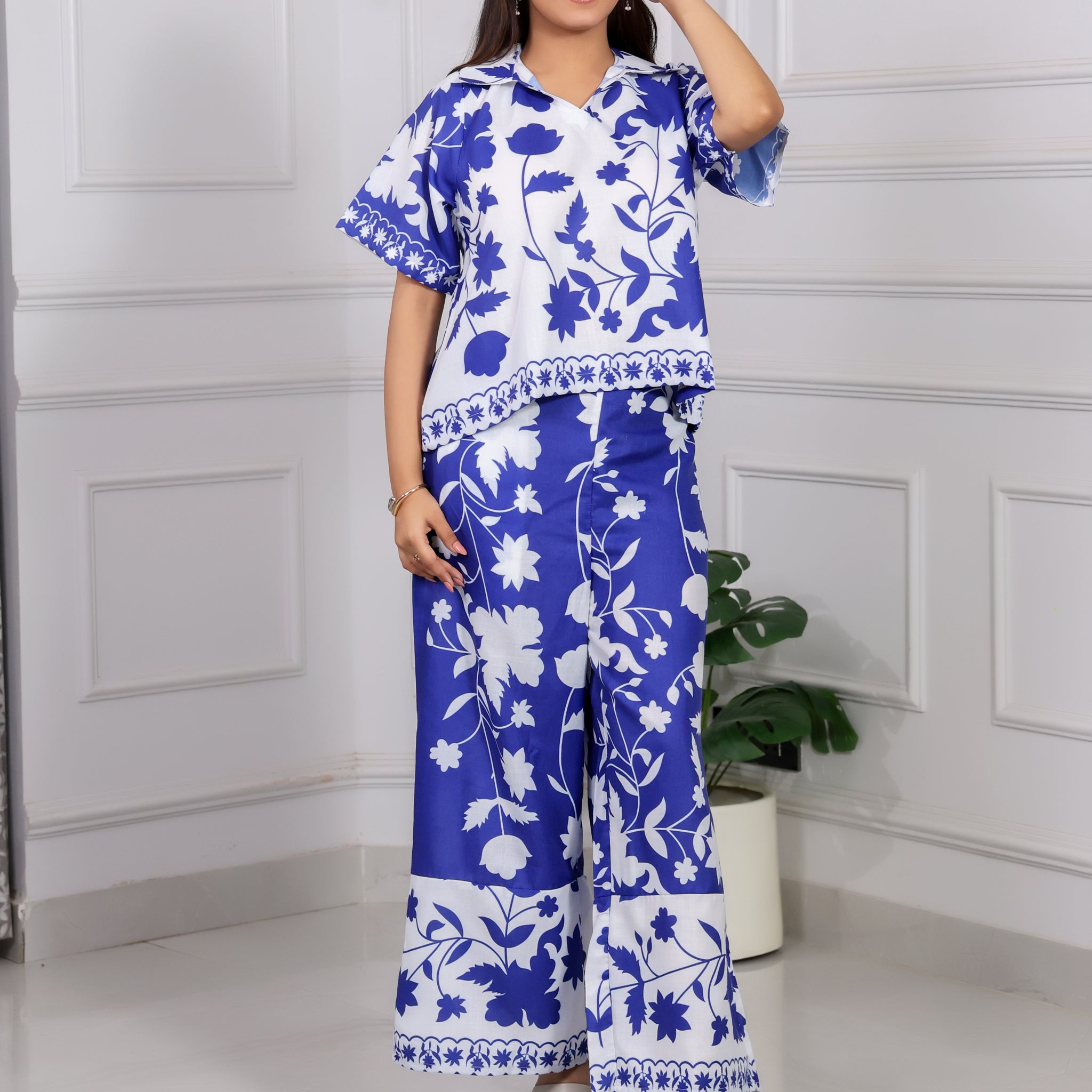 Shakun Navy Digital Cordset