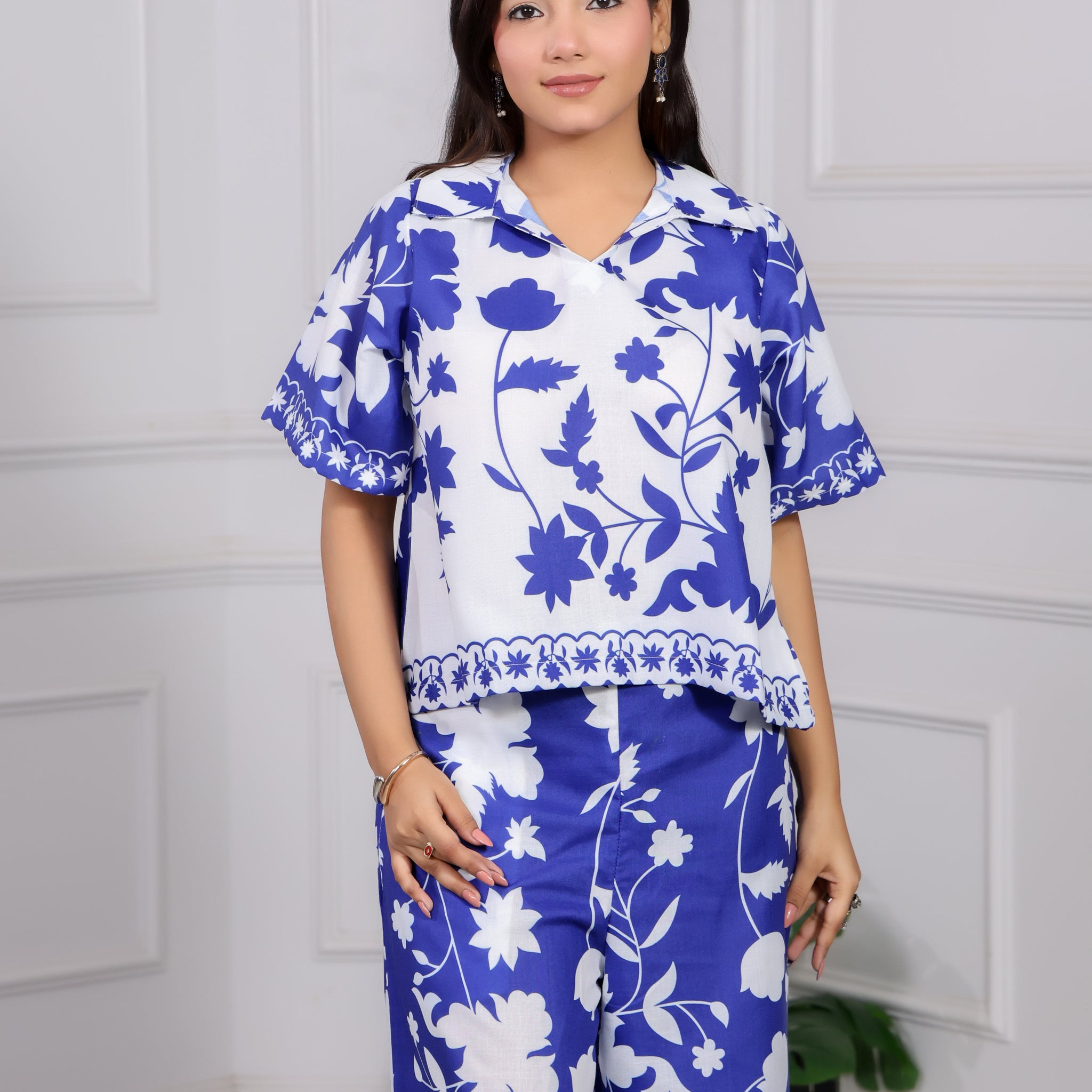 Shakun Navy Digital Shirt